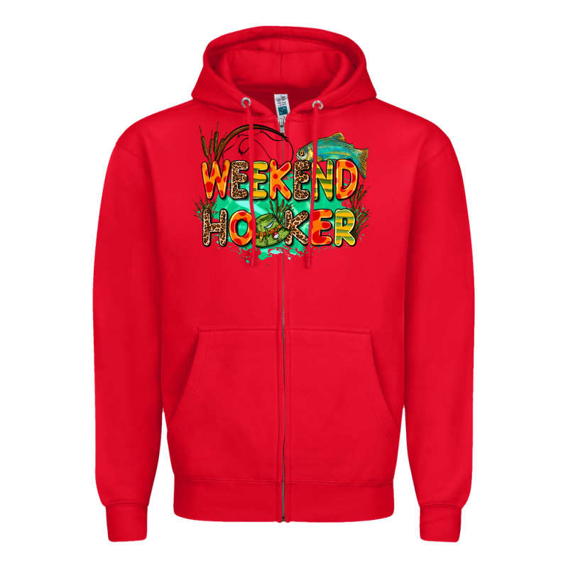 Weekend Hooker Zipper Hoodie by AdoDesignShop | Teevron