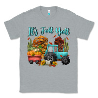 Heather Grey its fall yall Classic Tee - CowGirlArtShop
