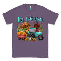 Lavender its fall yall Classic Tee - CowGirlArtShop