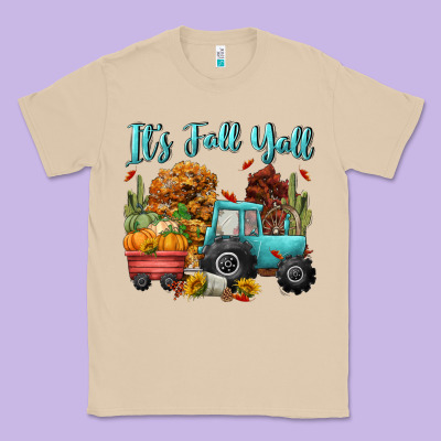Its Fall Yall Classic Tee Designed By Cowgirlartshop