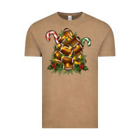 Vintage Coffee football tree christmas Vintage Tee - RanaPortraitStore
