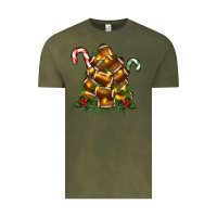 Vintage Olive football tree christmas Vintage Tee - RanaPortraitStore