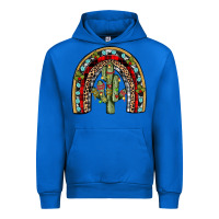 Cobalt christmas cactus rainbow Urban Hoodie - JahusDesignShop