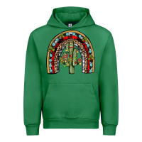 Emerald christmas cactus rainbow Urban Hoodie - JahusDesignShop