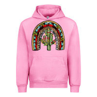 Fuchsia Pink christmas cactus rainbow Urban Hoodie - JahusDesignShop