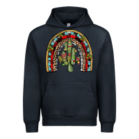 Navy christmas cactus rainbow Urban Hoodie - JahusDesignShop
