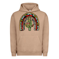 Pigment Burro christmas cactus rainbow Urban Hoodie - JahusDesignShop
