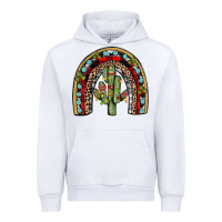 White christmas cactus rainbow Urban Hoodie - JahusDesignShop