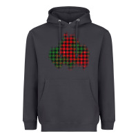 Smoke Christmas glitter patch Heavyweight Hoodie - AdoDesignShop