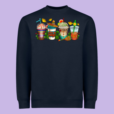 Cinco De Mayo Coffee Cups Heavyweight Sweatshirt Designed By Adodesignshop