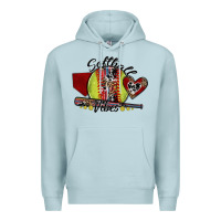 Blue Mist softball vibes Premium Hoodie - SublimationCraftShop