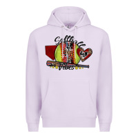 Lilac softball vibes Premium Hoodie - SublimationCraftShop