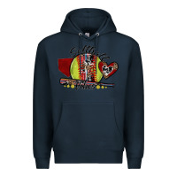 Navy softball vibes Premium Hoodie - SublimationCraftShop