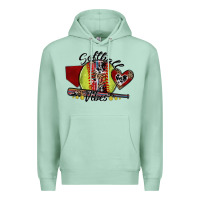 Seafoam softball vibes Premium Hoodie - SublimationCraftShop