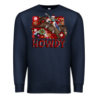 Navy rodeo christmas howdy Premium Sweatshirt - AdoDesignShop
