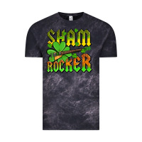Cloud Black St. Patrick’s Day sham rocker with guitar Vintage Tee - OliviaCreatesArt