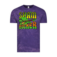 Cloud Purple St. Patrick’s Day sham rocker with guitar Vintage Tee - OliviaCreatesArt
