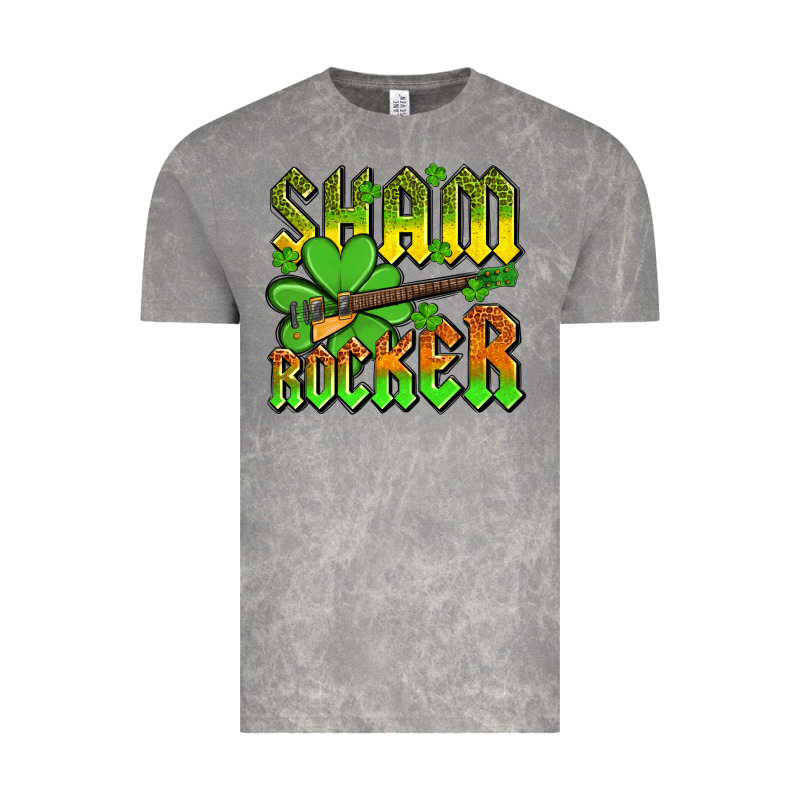 St. Patrick’s Day Sham Rocker With Guitar Vintage Tee by OliviaCreatesArt | Teevron