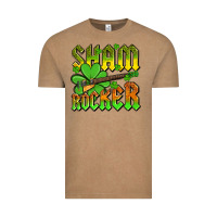 Vintage Coffee St. Patrick’s Day sham rocker with guitar Vintage Tee - OliviaCreatesArt