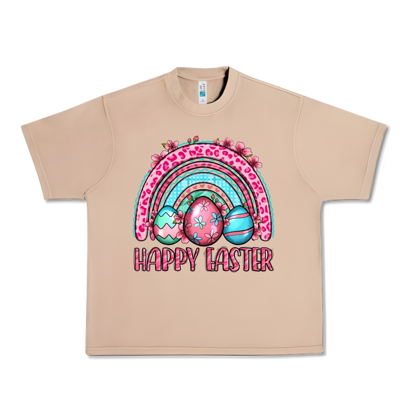 Happy Easter Eggs Rainbow Urban Heavy Tee by OliviaCreatesArt | Teevron