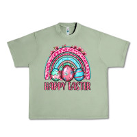 Oil Green Happy Easter eggs rainbow Urban Heavy Tee - OliviaCreatesArt