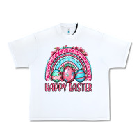 White Happy Easter eggs rainbow Urban Heavy Tee - OliviaCreatesArt
