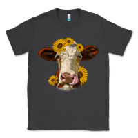 Smoke hereford cattle sunflowers heifer Classic Tee - Jasminsmagicworld