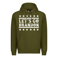 Army Green Let's Go Brandon Impeach Premium Hoodie - Jasminsmagicworld