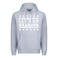 Heather Grey Let's Go Brandon Impeach Premium Hoodie - Jasminsmagicworld