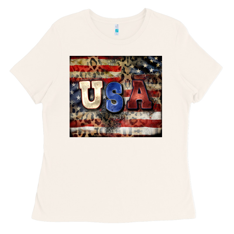 Usa Ladies Tee by CowGirlArtShop | Teevron