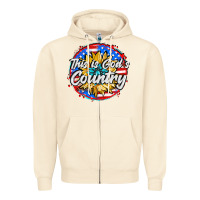 Sandshell this is god's country Zipper Hoodie - AdoDesignShop