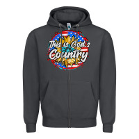 Smoke this is god's country Zipper Hoodie - AdoDesignShop