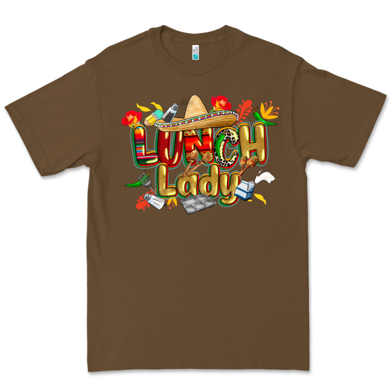 Cinco De Mayo Lunch Lady Premium Tee by CowGirlArtShop | Teevron