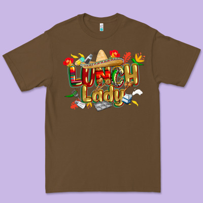 Cinco De Mayo Lunch Lady Premium Tee Designed By Cowgirlartshop