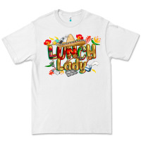 White cinco de mayo lunch lady Premium Tee - CowGirlArtShop