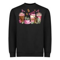 Black boss lady coffee cups Heavyweight Sweatshirt - AdoDesignShop