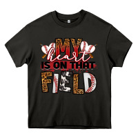 Asphalt my heart is on that field baseball Heavy Core Tee - RanaPortraitStore