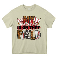 Mossy my heart is on that field baseball Heavy Core Tee - RanaPortraitStore