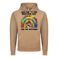 Vintage Coffee Autism rainbow Vintage Hoodie - FaDigitalArtStudio