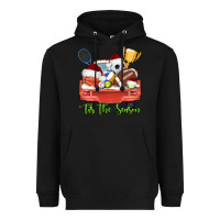 Black tis the season sports truck christmas Heavyweight Hoodie - AdoDesignShop