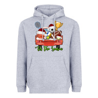Heather Grey tis the season sports truck christmas Heavyweight Hoodie - AdoDesignShop