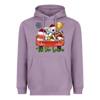 Lavender tis the season sports truck christmas Heavyweight Hoodie - AdoDesignShop