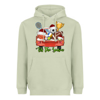 Matcha tis the season sports truck christmas Heavyweight Hoodie - AdoDesignShop