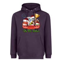 Plum tis the season sports truck christmas Heavyweight Hoodie - AdoDesignShop