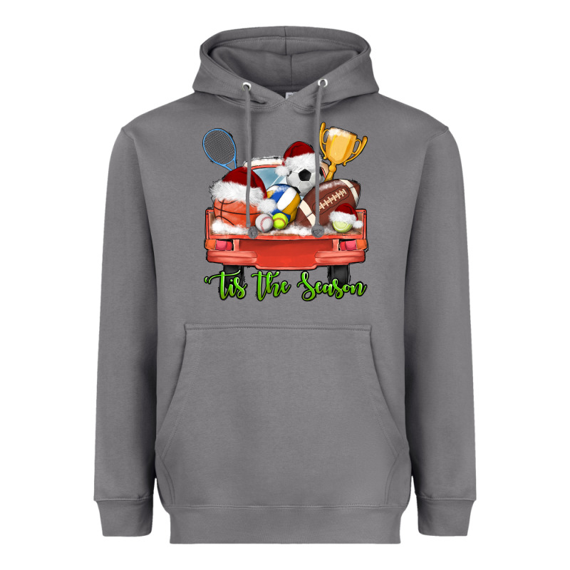 Tis The Season Sports Truck Christmas Heavyweight Hoodie by AdoDesignShop | Teevron