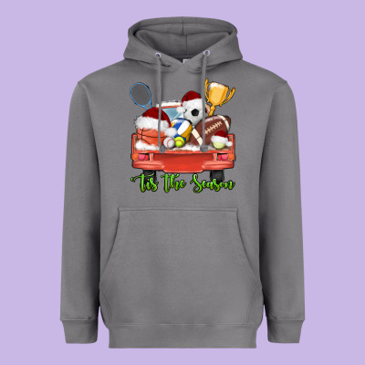 Tis The Season Sports Truck Christmas Heavyweight Hoodie Designed By Adodesignshop