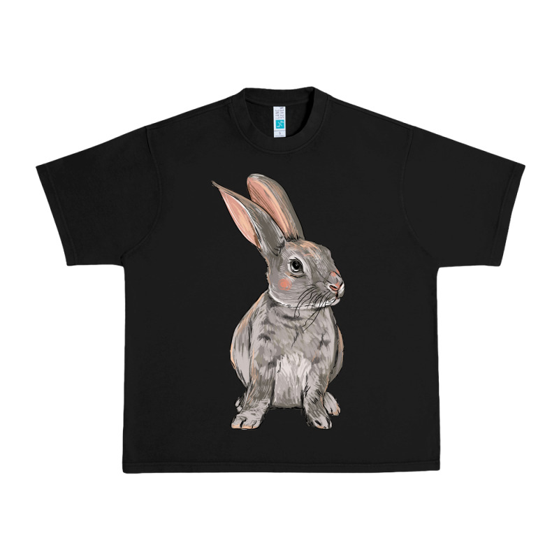 Easter Bunny Urban Heavy Tee by OliviaCreatesArt | Teevron