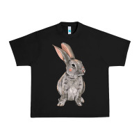 Black Easter bunny Urban Heavy Tee - OliviaCreatesArt