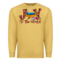 Antique Gold joy to the world Premium Sweatshirt - AdoDesignShop