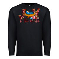 Black joy to the world Premium Sweatshirt - AdoDesignShop